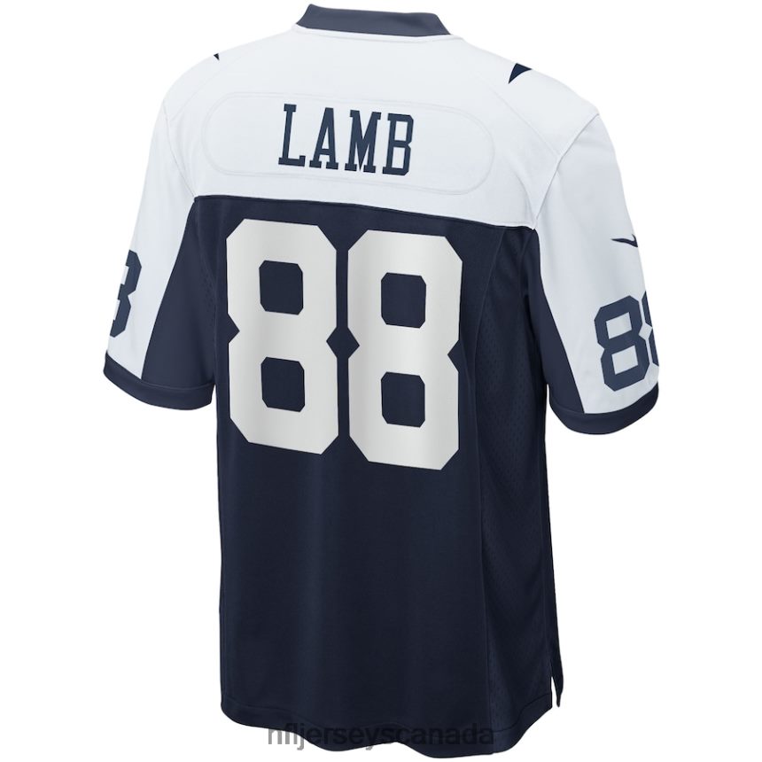 Men Dallas Cowboys CeeDee Lamb Nike Navy Alternate Game Team Jersey Clothing NFL TBXFR61514