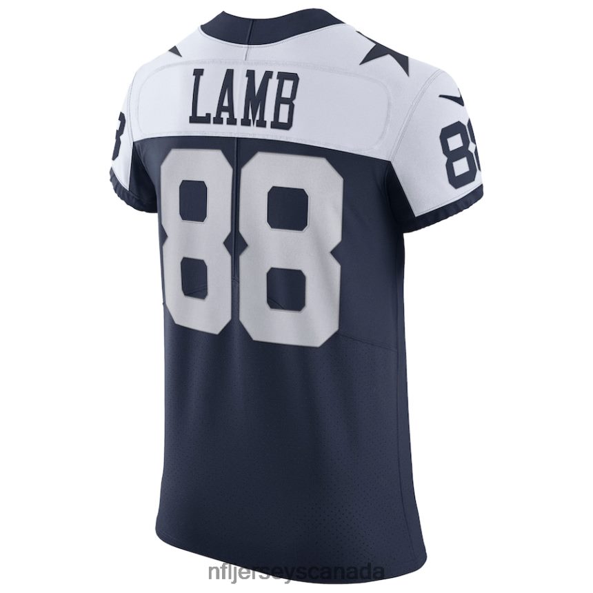 Men Dallas Cowboys CeeDee Lamb Nike Navy Alternate Vapor Elite Jersey Clothing NFL TBXFR63201