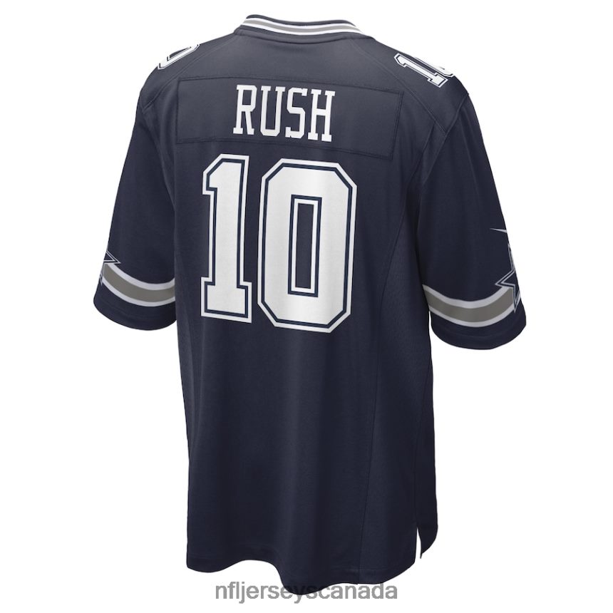 Men Dallas Cowboys Cooper Rush Nike Navy Game Player Jersey Clothing NFL TBXFR64209