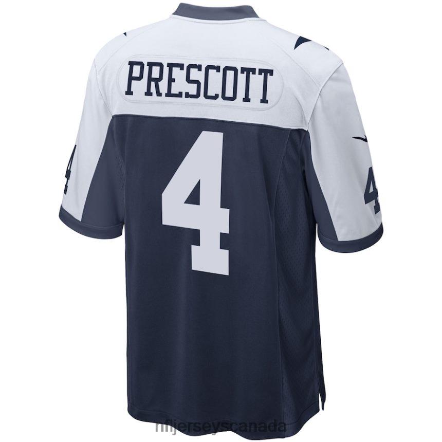 Men Dallas Cowboys Dak Prescott Nike Navy Alternate Game Team Jersey Clothing NFL TBXFR61142