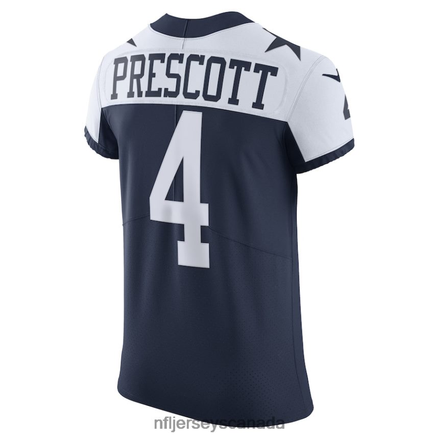 Men Dallas Cowboys Dak Prescott Nike Navy Alternate Vapor Elite Player Jersey Clothing NFL TBXFR63390