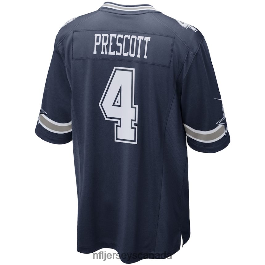 Men Dallas Cowboys Dak Prescott Nike Navy Game Team Jersey Clothing NFL TBXFR6681