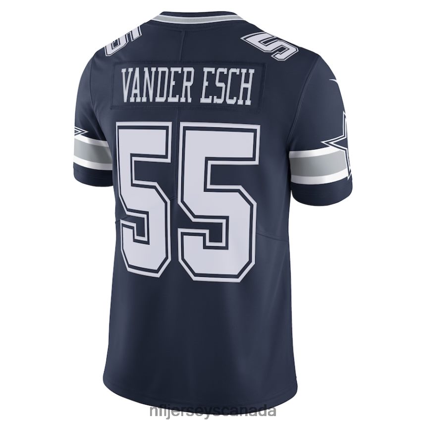 Men Dallas Cowboys Leighton Vander Esch Nike Navy 60th Anniversary Limited Jersey Clothing NFL TBXFR64225
