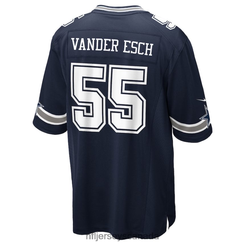 Men Dallas Cowboys Leighton Vander Esch Nike Navy Game Player Jersey Clothing NFL TBXFR62814