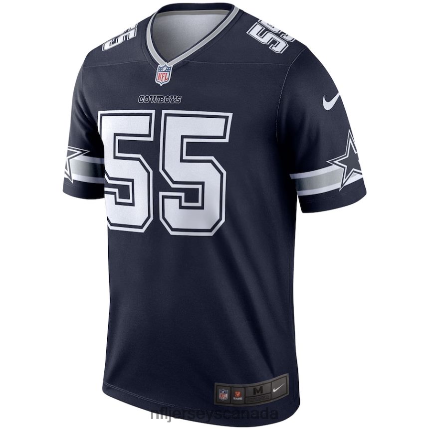 Men Dallas Cowboys Leighton Vander Esch Nike Navy Legend Player Jersey Clothing NFL TBXFR61414