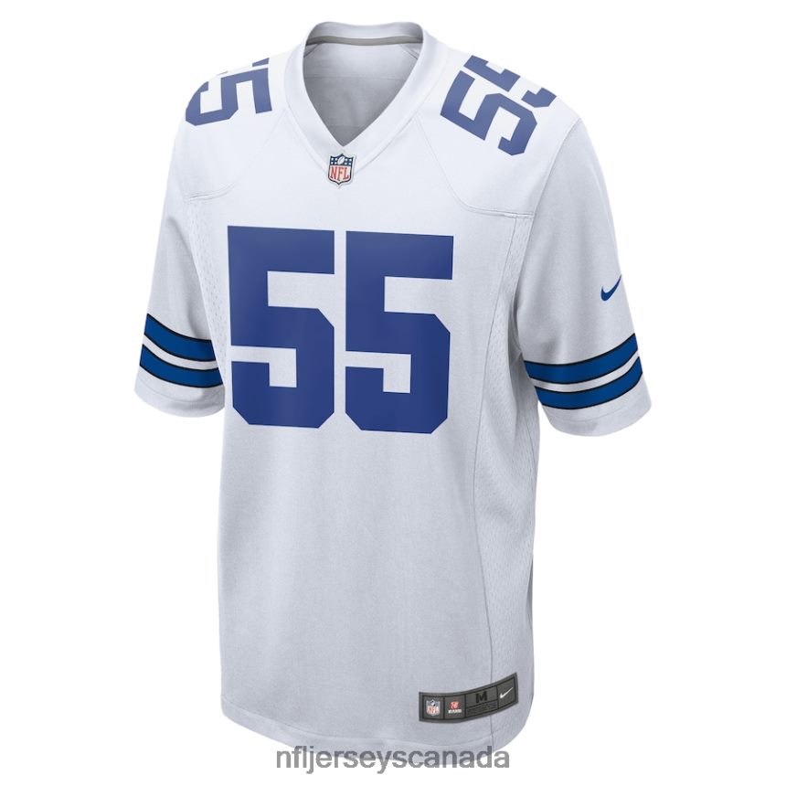 Men Dallas Cowboys Leighton Vander Esch Nike White Team Game Jersey Clothing NFL TBXFR61512