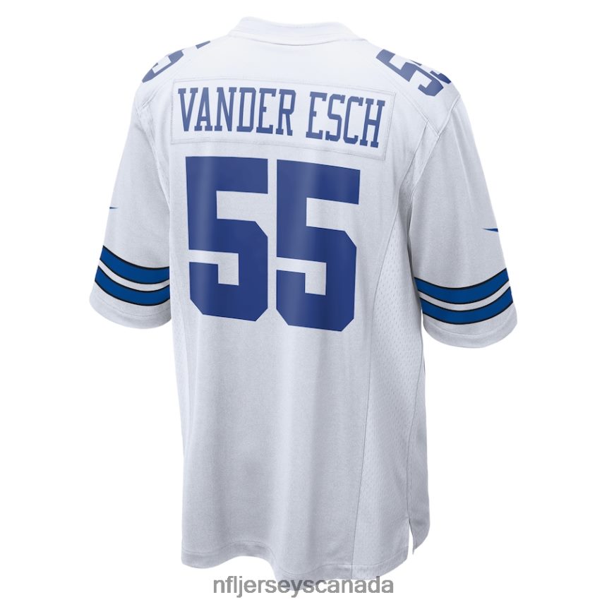 Men Dallas Cowboys Leighton Vander Esch Nike White Team Game Jersey Clothing NFL TBXFR61512