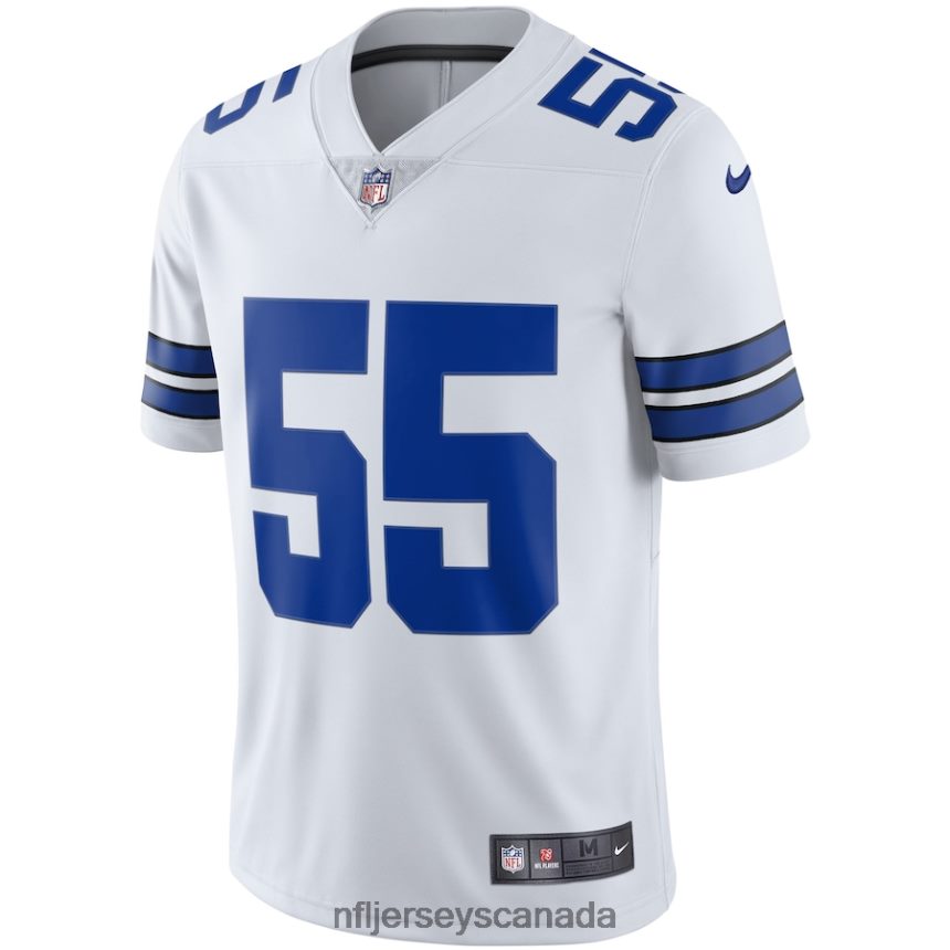 Men Dallas Cowboys Leighton Vander Esch Nike White Vapor Limited Player Jersey Clothing NFL TBXFR63736