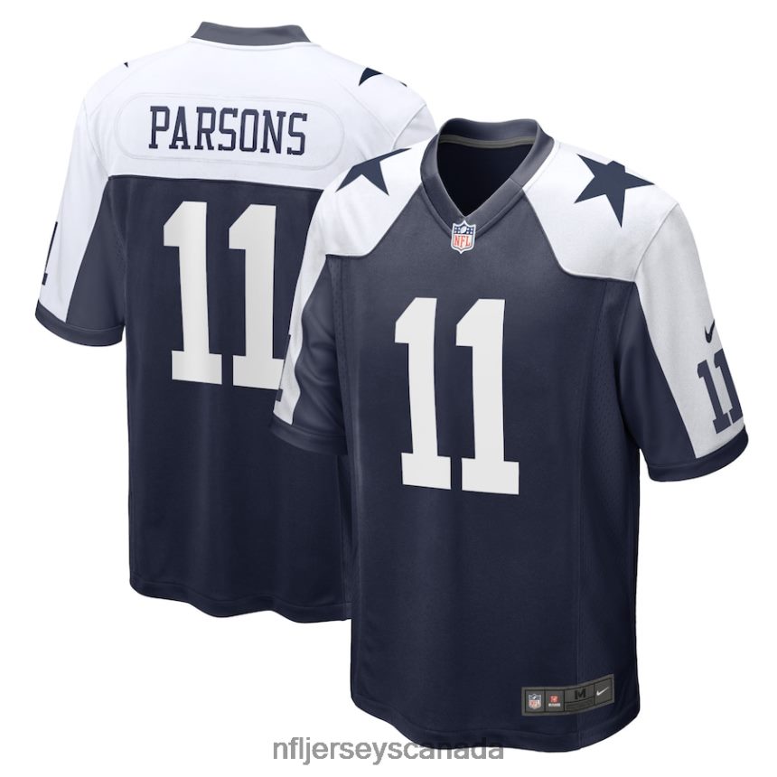 Men Dallas Cowboys Micah Parsons Nike Navy Alternate Game Jersey Clothing NFL TBXFR6136