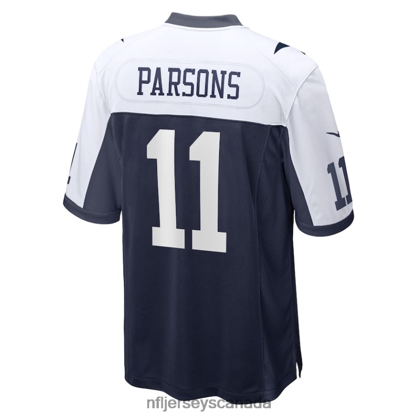 Men Dallas Cowboys Micah Parsons Nike Navy Alternate Game Jersey Clothing NFL TBXFR6136