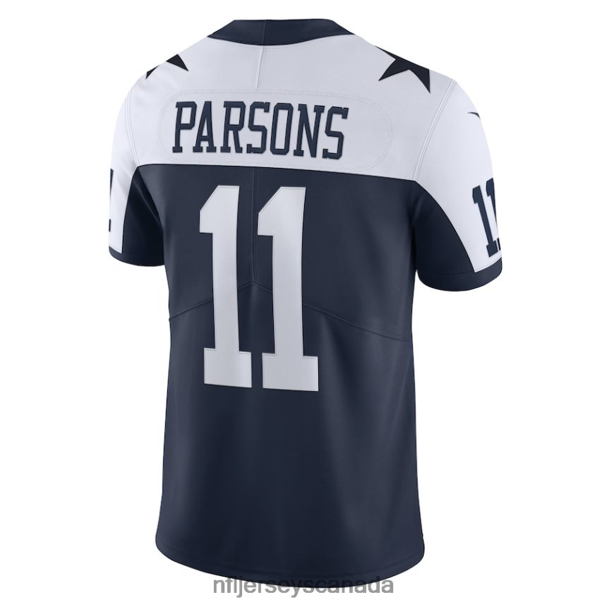 Men Dallas Cowboys Micah Parsons Nike Navy Alternate Vapor Limited Jersey Clothing NFL TBXFR675