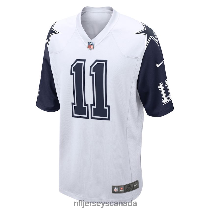Men Dallas Cowboys Micah Parsons Nike White Alternate Game Jersey Clothing NFL TBXFR6572