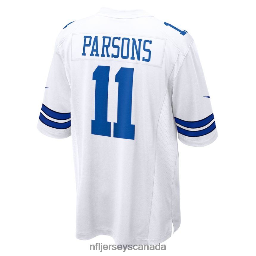 Men Dallas Cowboys Micah Parsons Nike White Game Jersey Clothing NFL TBXFR6405
