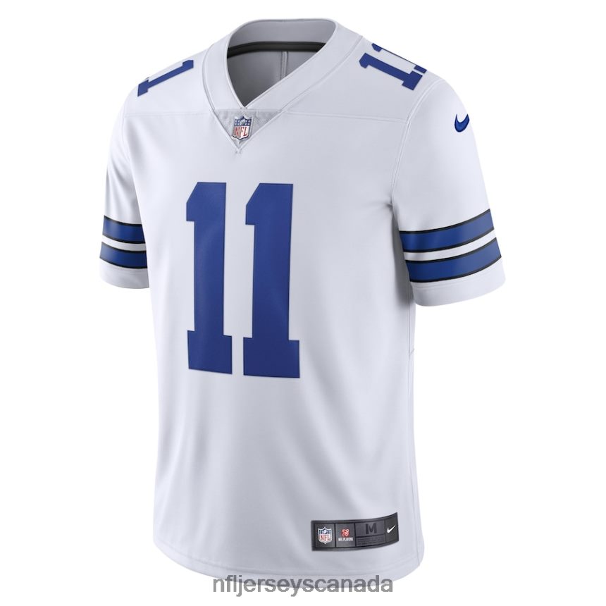 Men Dallas Cowboys Micah Parsons Nike White Vapor Limited Jersey Clothing NFL TBXFR6191