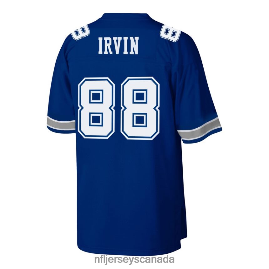 Men Dallas Cowboys Michael Irvin Mitchell  Ness Royal 1996 Authentic Retired Player Jersey Clothing NFL TBXFR65549