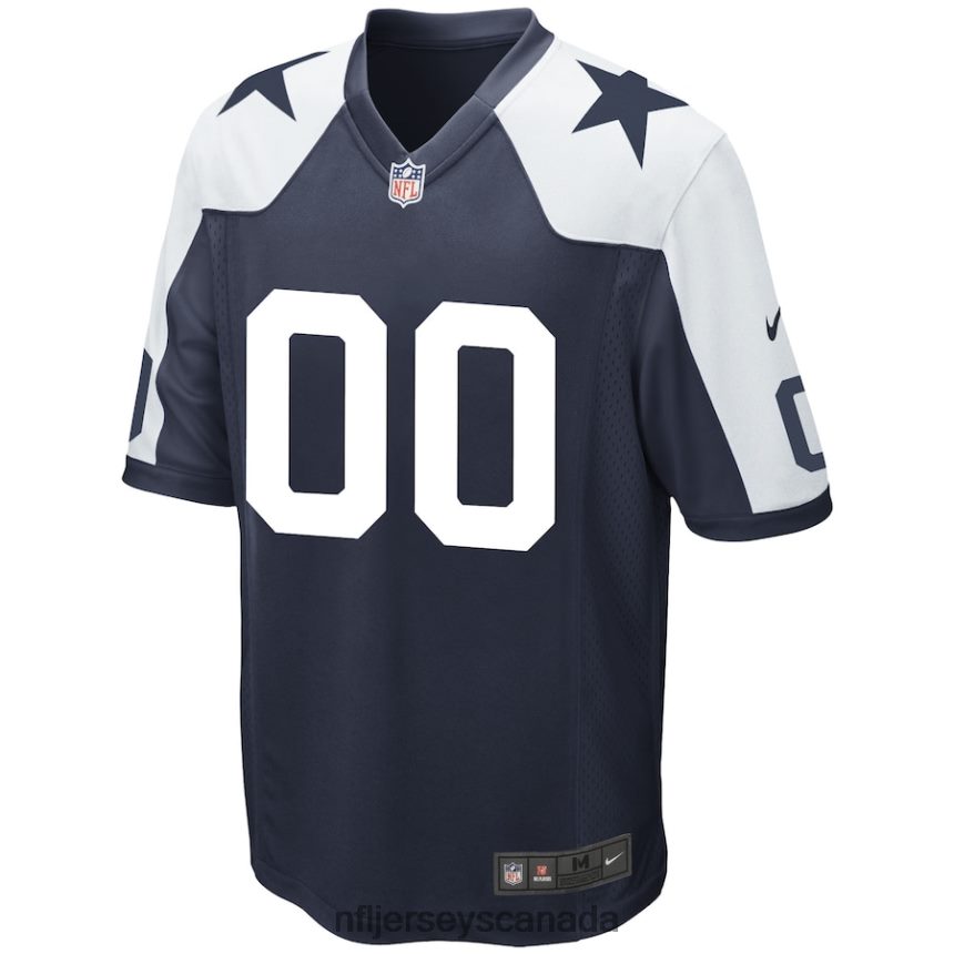 Men Dallas Cowboys Nike Navy Alternate Custom Game Jersey Clothing NFL TBXFR641