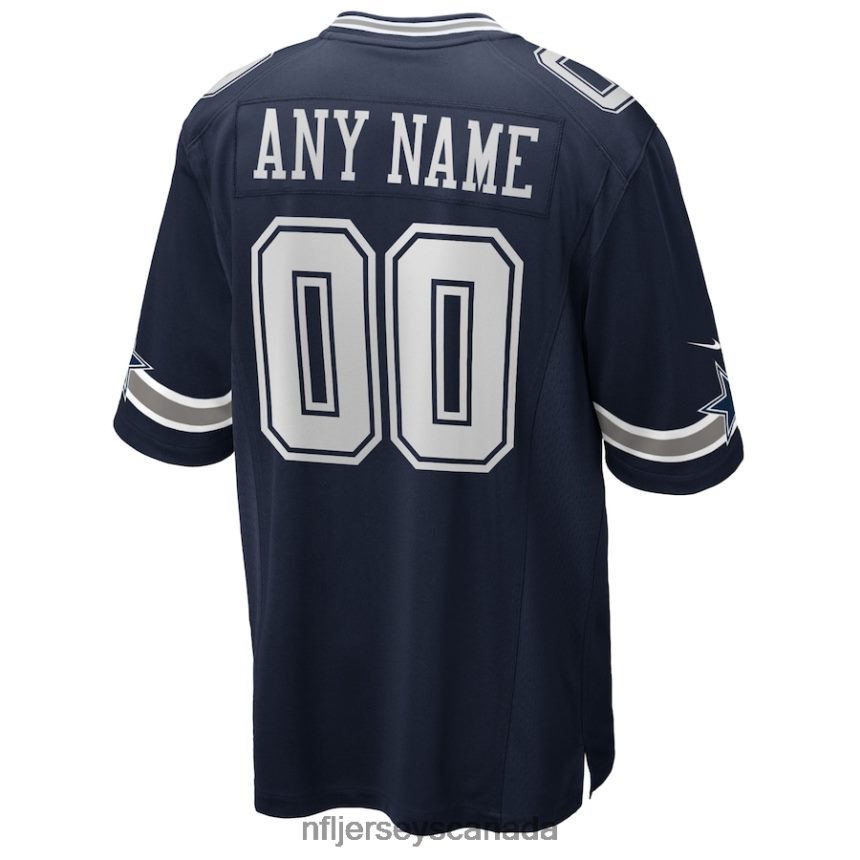 Men Dallas Cowboys Nike Navy Custom Game Jersey Clothing NFL TBXFR624