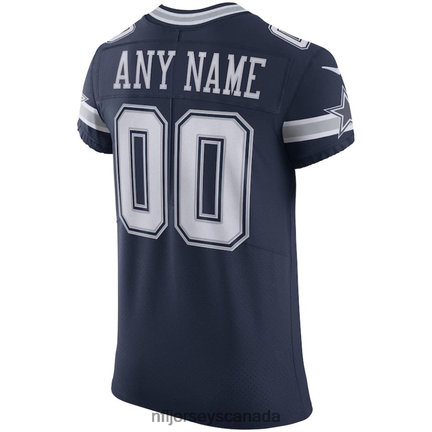 Men Dallas Cowboys Nike Navy Vapor Elite Custom Jersey Clothing NFL TBXFR64238