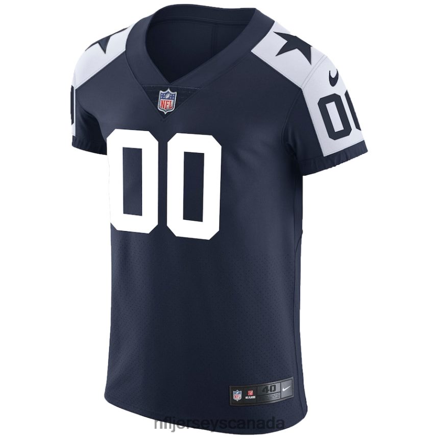 Men Dallas Cowboys Nike Navy Vapor Untouchable Custom Elite Alternate Jersey Clothing NFL TBXFR65099