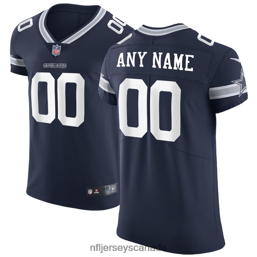 Men Dallas Cowboys Nike Navy Vapor Untouchable Custom Elite Jersey Clothing NFL TBXFR64848