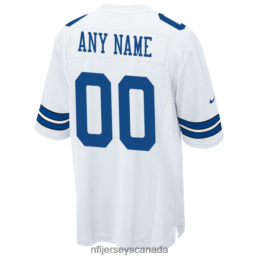 Men Dallas Cowboys Nike White Custom Game Jersey Clothing NFL TBXFR6144