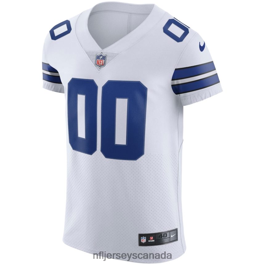Men Dallas Cowboys Nike White Vapor Elite Custom Jersey Clothing NFL TBXFR6494