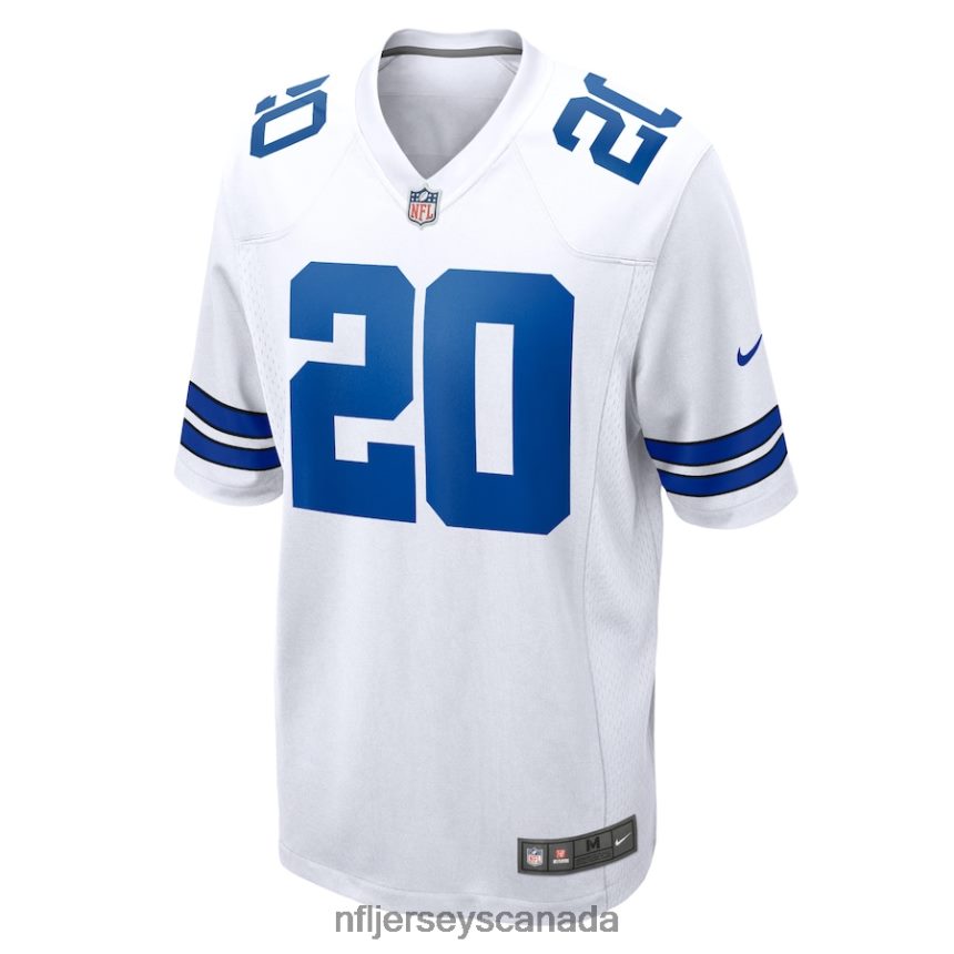 Men Dallas Cowboys Tony Pollard Nike White Game Player Jersey Clothing NFL TBXFR61529