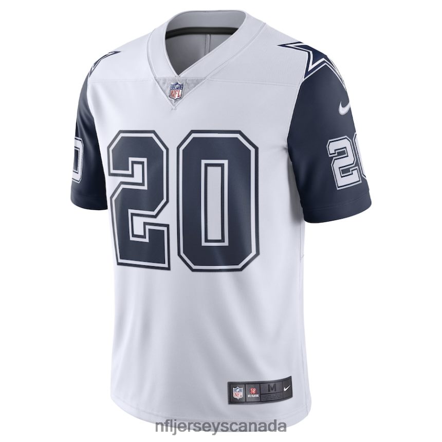 Men Dallas Cowboys Tony Pollard Nike White Vapor Limited Jersey Clothing NFL TBXFR6830