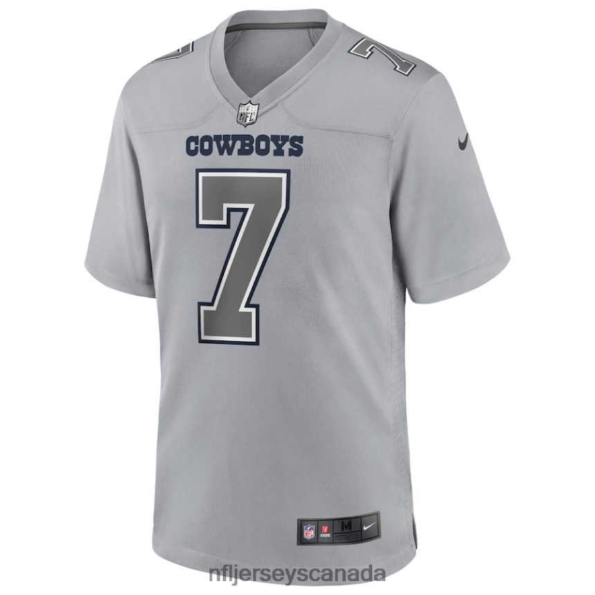 Men Dallas Cowboys Trevon Diggs Nike Gray Atmosphere Fashion Game Jersey Clothing NFL TBXFR63558