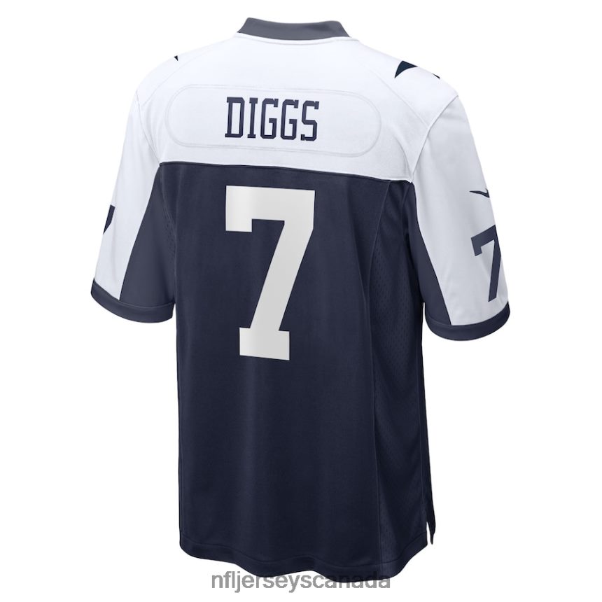 Men Dallas Cowboys Trevon Diggs Nike Navy Alternate Game Jersey Clothing NFL TBXFR61561