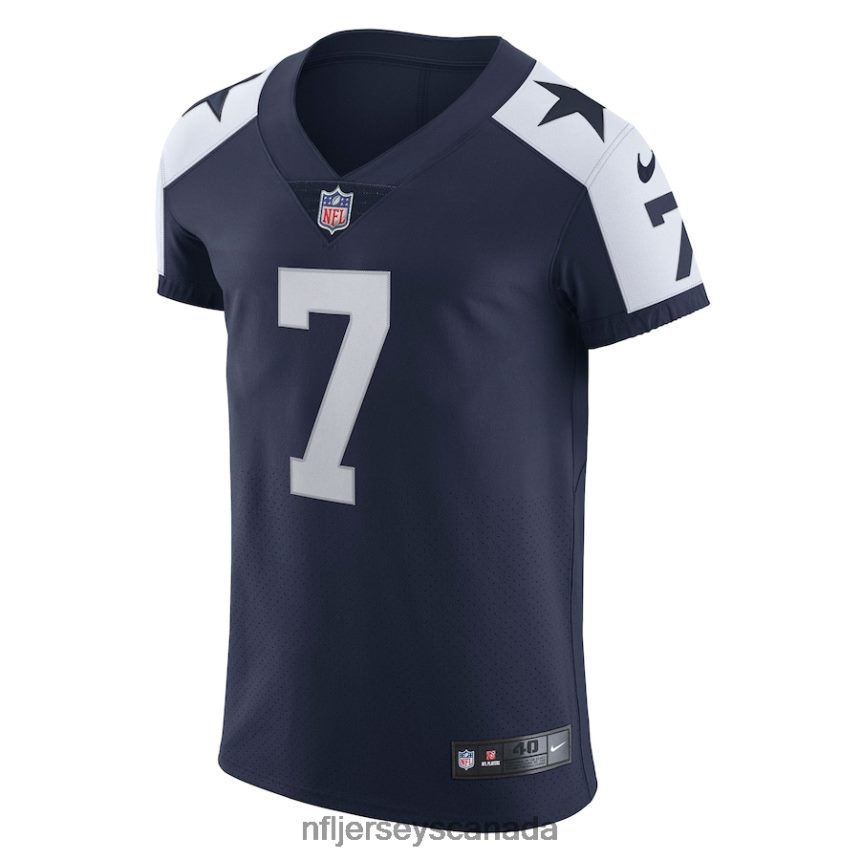 Men Dallas Cowboys Trevon Diggs Nike Navy Alternate Vapor Elite Jersey Clothing NFL TBXFR63672