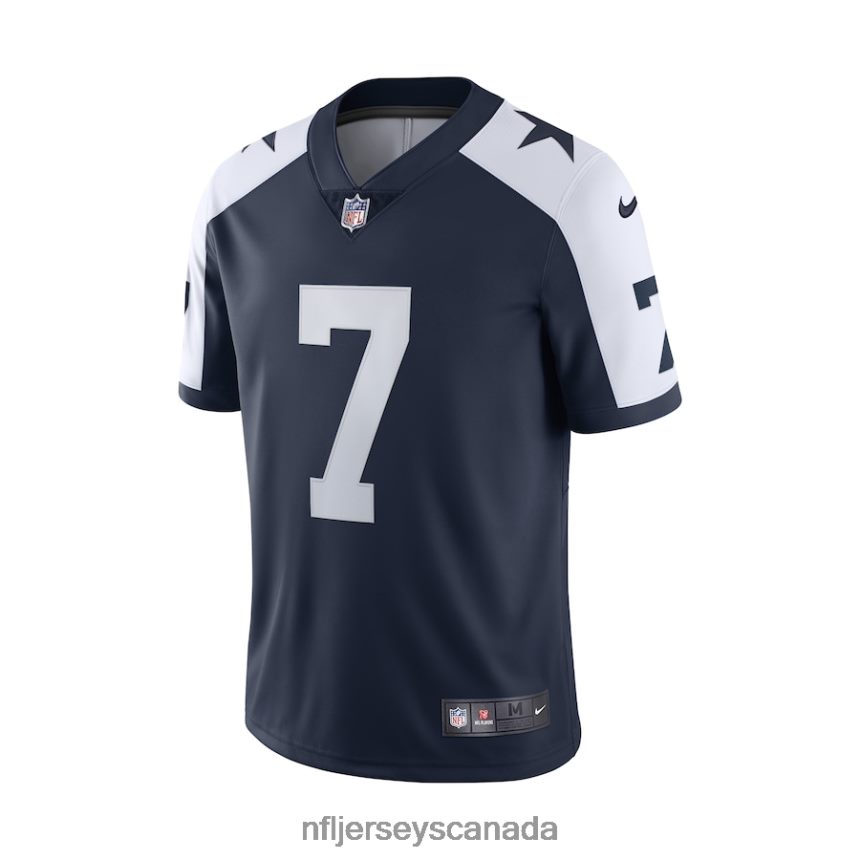 Men Dallas Cowboys Trevon Diggs Nike Navy Alternate Vapor Limited Jersey Clothing NFL TBXFR6979