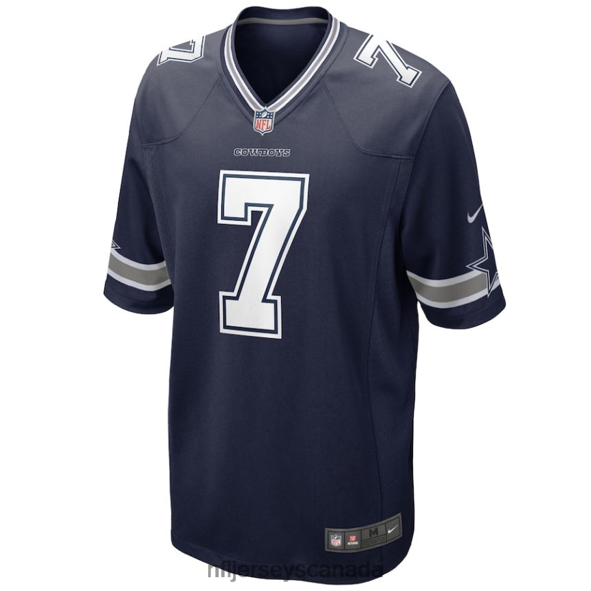 Men Dallas Cowboys Trevon Diggs Nike Navy Game Jersey Clothing NFL TBXFR6331
