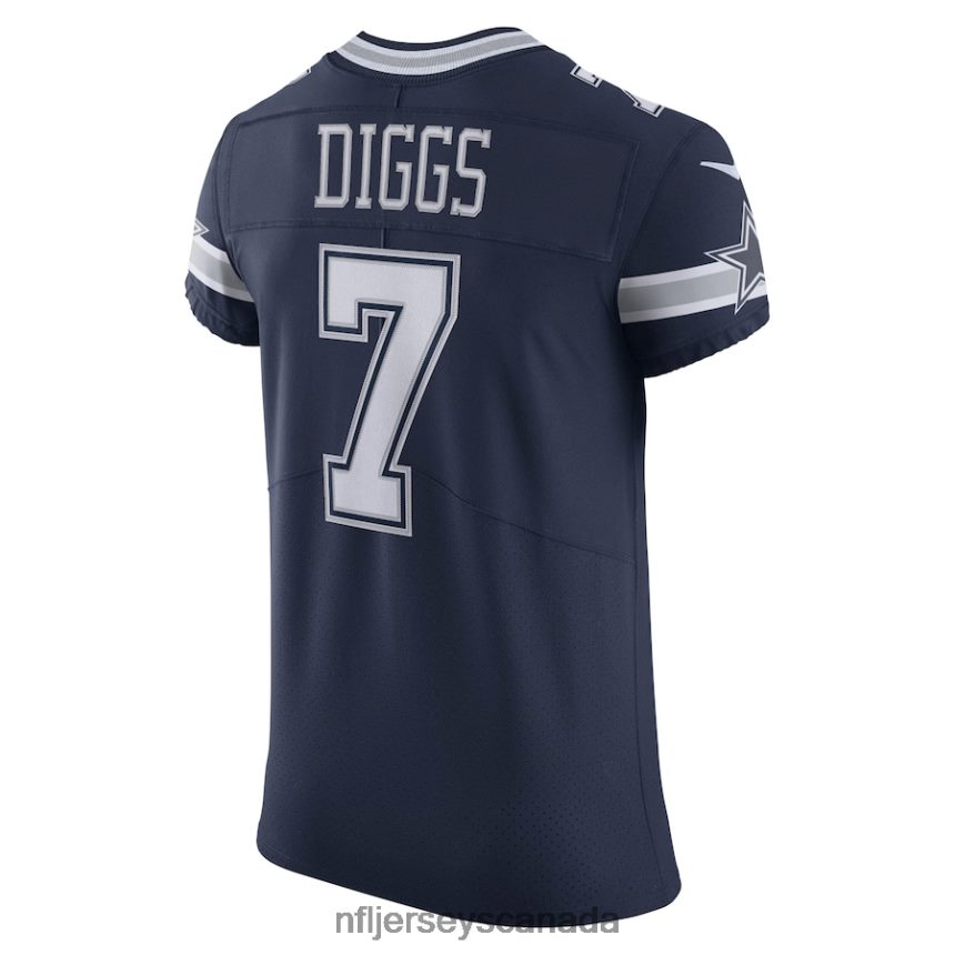 Men Dallas Cowboys Trevon Diggs Nike Navy Vapor Elite Jersey Clothing NFL TBXFR62665