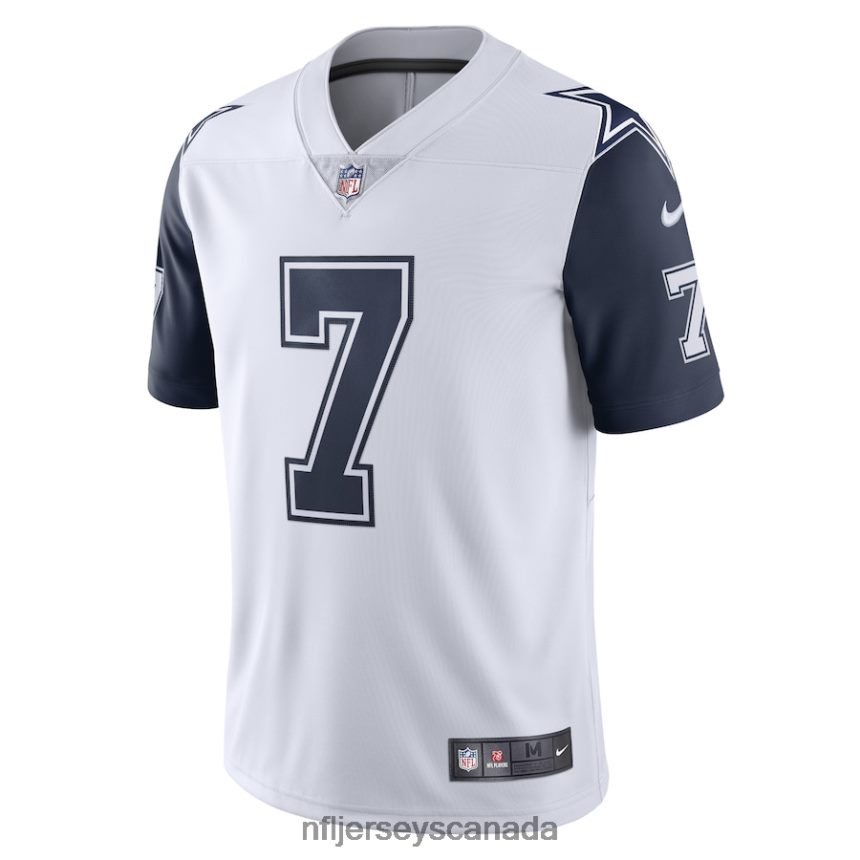 Men Dallas Cowboys Trevon Diggs Nike White Limited Vapor Jersey Clothing NFL TBXFR62400