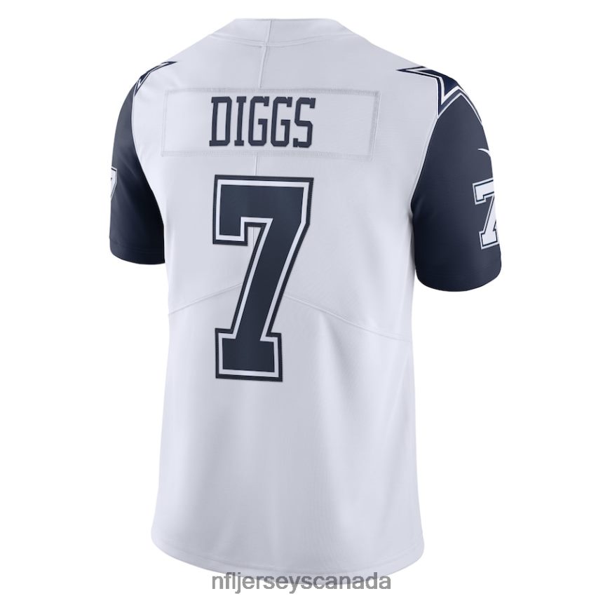 Men Dallas Cowboys Trevon Diggs Nike White Limited Vapor Jersey Clothing NFL TBXFR62400