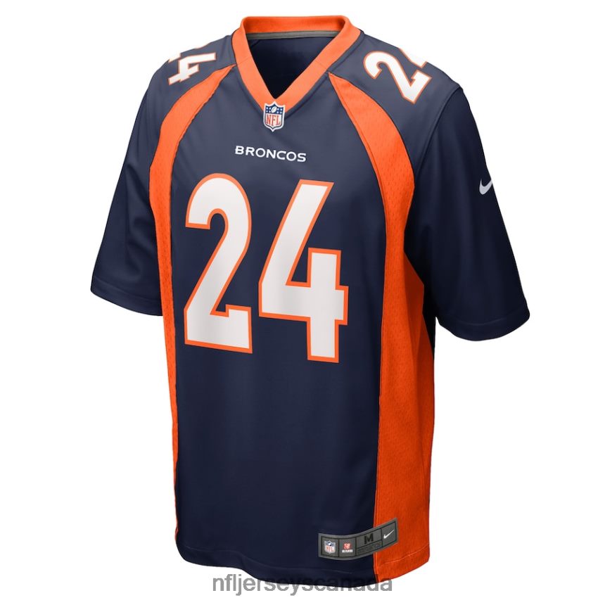 Men Denver Broncos Champ Bailey Nike Navy Retired Player Jersey Clothing NFL TBXFR66484
