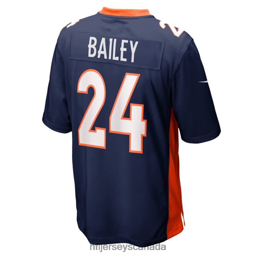 Men Denver Broncos Champ Bailey Nike Navy Retired Player Jersey Clothing NFL TBXFR66484