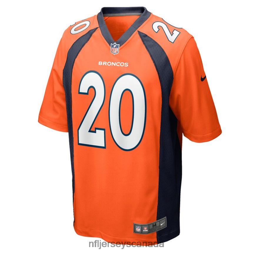 Men Denver Broncos Darius Phillips Nike Orange Game Player Jersey Clothing NFL TBXFR66367
