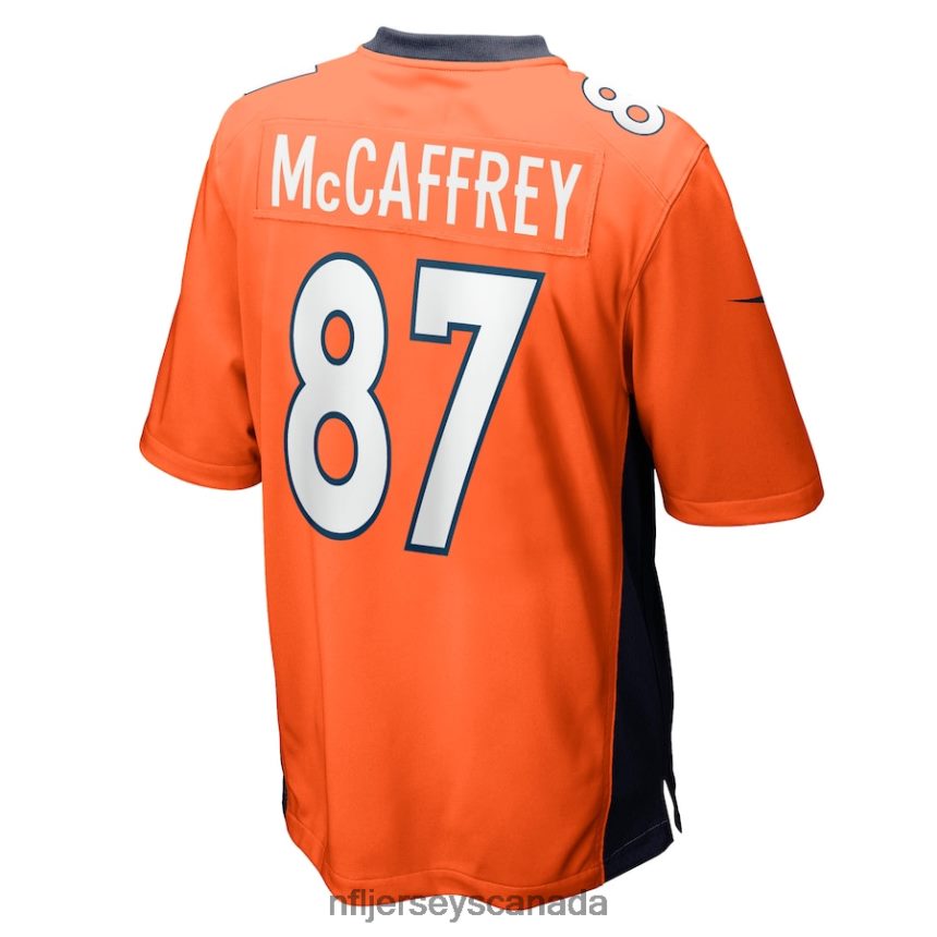Men Denver Broncos Ed McCaffrey Nike Orange Game Retired Player Jersey Clothing NFL TBXFR62405