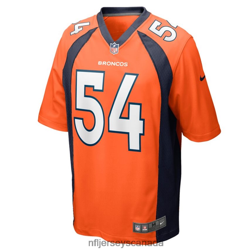 Men Denver Broncos Jacob Martin Nike Orange Game Player Jersey Clothing NFL TBXFR66269