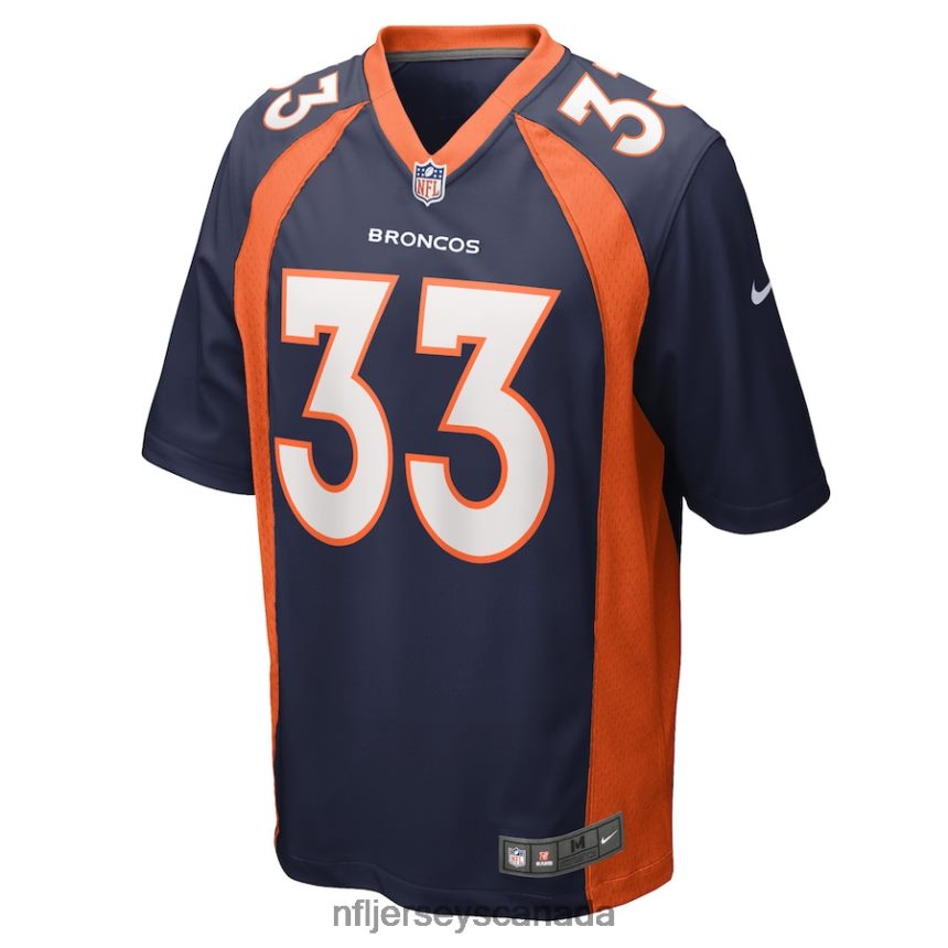 Men Denver Broncos Javonte Williams Nike Navy Home Game Player Jersey Clothing NFL TBXFR63270