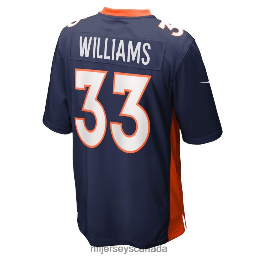 Men Denver Broncos Javonte Williams Nike Navy Home Game Player Jersey Clothing NFL TBXFR63270