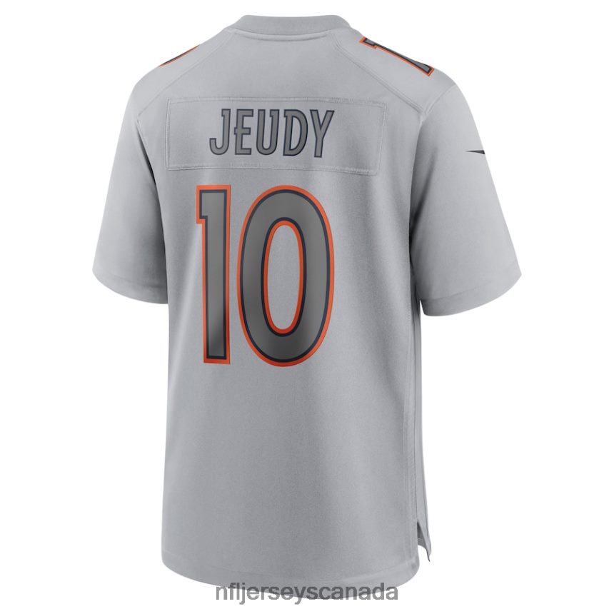 Men Denver Broncos Jerry Jeudy Nike Gray Atmosphere Fashion Game Jersey Clothing NFL TBXFR63766