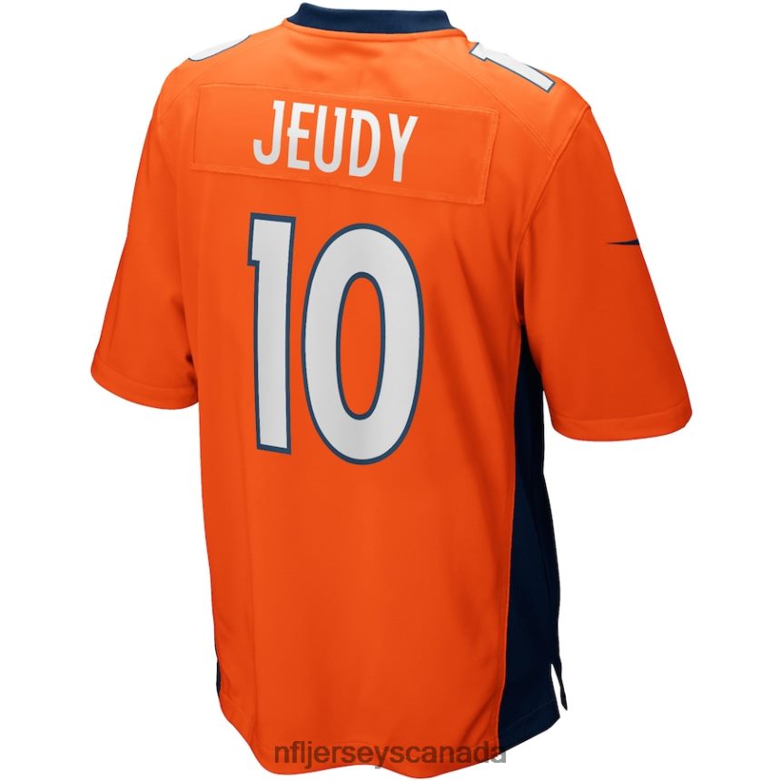 Men Denver Broncos Jerry Jeudy Nike Orange Player Game Jersey Clothing NFL TBXFR62720