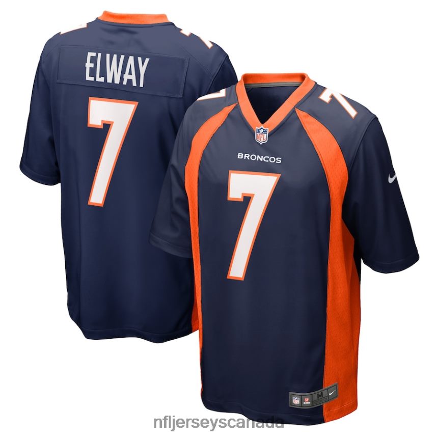 Men Denver Broncos John Elway Nike Navy Retired Player Jersey Clothing NFL TBXFR6505