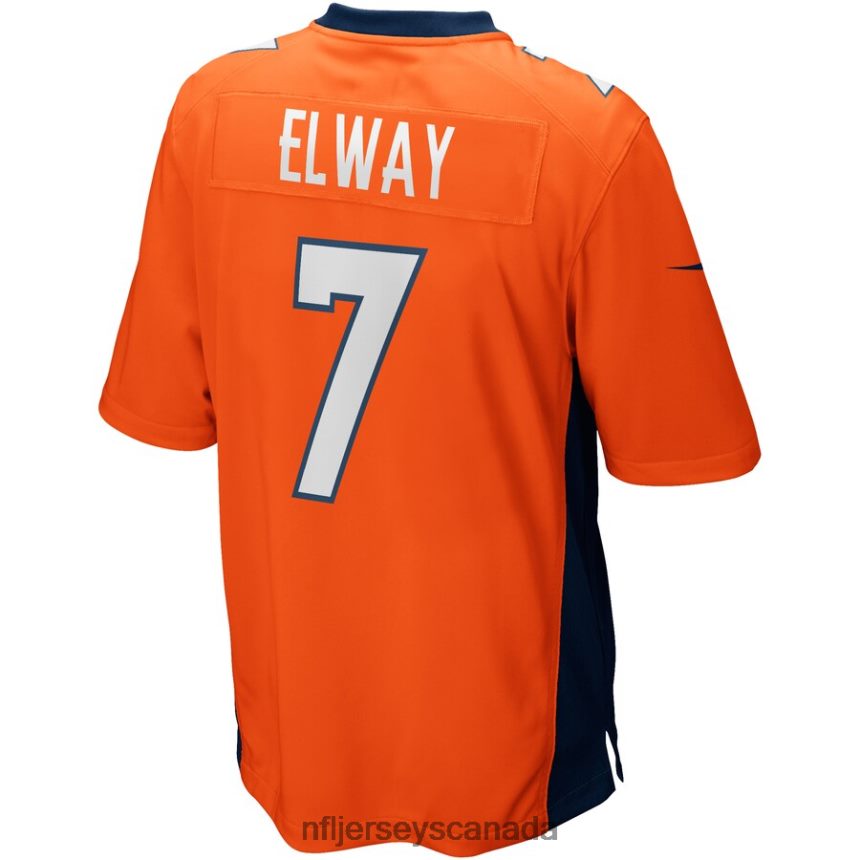 Men Denver Broncos John Elway Nike Orange Game Retired Player Jersey Clothing NFL TBXFR6519