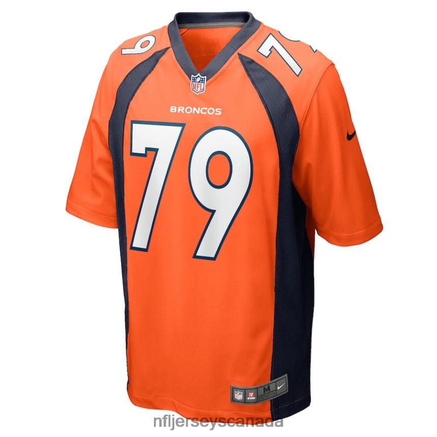 Men Denver Broncos Lloyd Cushenberry III Nike Orange Game Player Jersey Clothing NFL TBXFR65765
