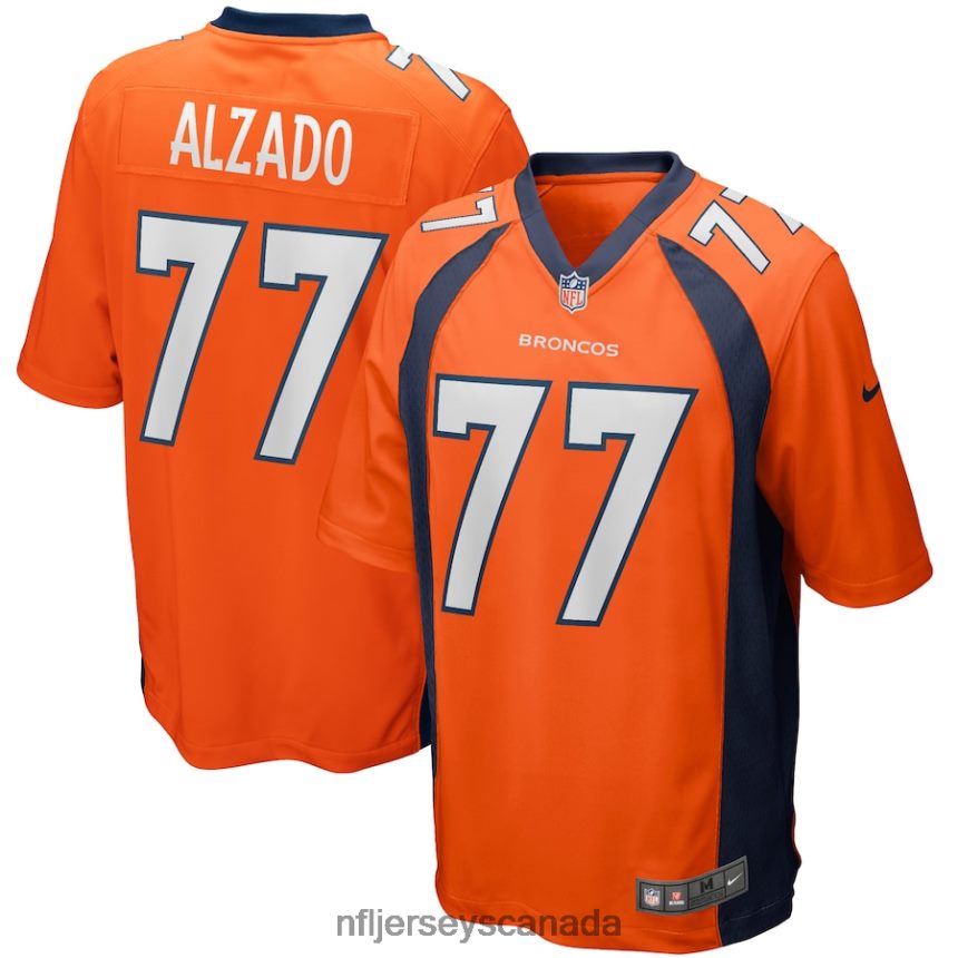 Men Denver Broncos Lyle Alzado Nike Orange Game Retired Player Jersey Clothing NFL TBXFR63691