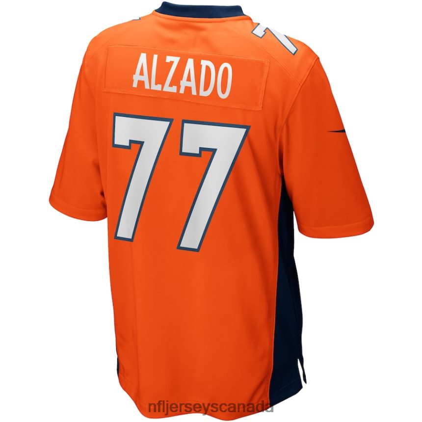 Men Denver Broncos Lyle Alzado Nike Orange Game Retired Player Jersey Clothing NFL TBXFR63691